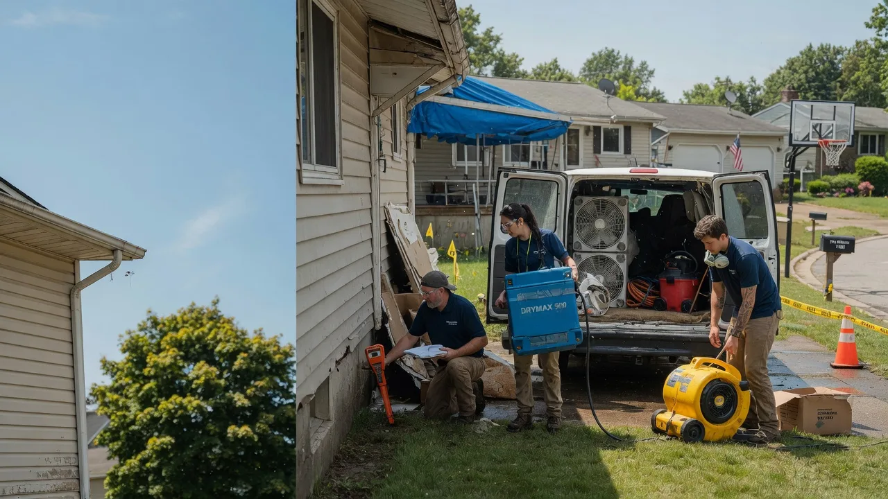 Ceiling Leak Cleanup in Zionsville, PA near me